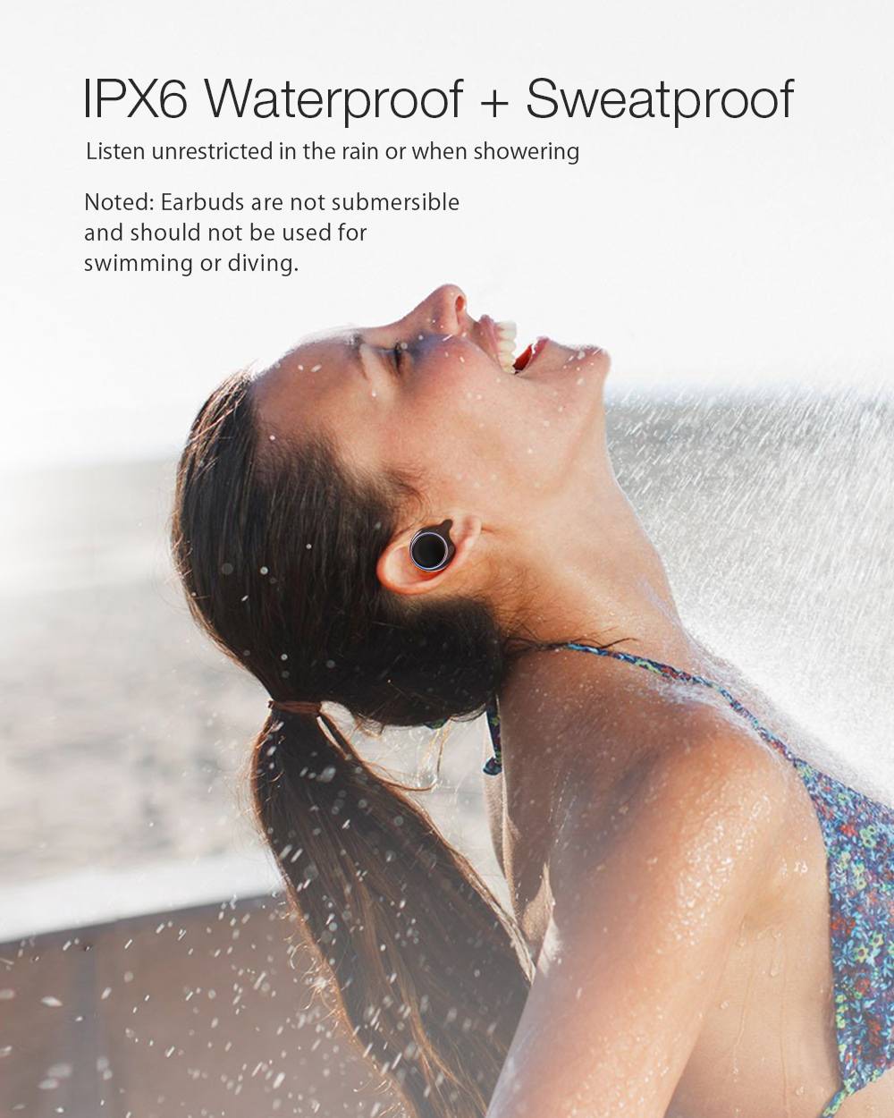 True Wireless Bluetooth 5.0 Inear Earphone 2600mAh Battery Charging Digital Power Display Sport Earbuds-4